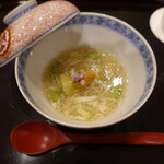 あま木 - 渡り蟹と茄子のあんかけ