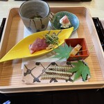 うなぎと炭焼 久松 - 前菜5種類