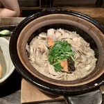 とっくり - 鮭と舞茸のご飯。