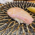 馳走 啐啄一十  - 【写真⑩】金目鯛(静岡県駿河湾、サスエ前田魚店、12日熟成)