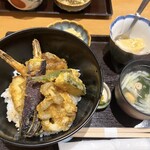 お料理 とみやま - 特選天丼御膳