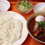 Hitsuji No Koya - 土浦ぢんぎすスープカレー＆タラバガニのクリームコロッケ