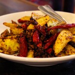 中国家常菜 燕郷房 - 茄子のカラカラ炒め