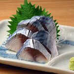 Shimesaba sashimi