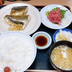 季節料理 魚竹 - サバ焼き　なかおち