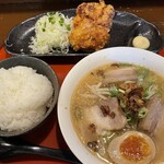 めん処まんぷく - ミニラーメン＋麺唐セット