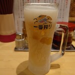 東京餃子楼  - 生ビール