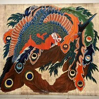 ミュゼレストラン善 - 美術館展示「葛飾北斎と3つの信濃」(実物大)