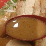 茨城豚骨 とんこつ家 高菜 - スープ