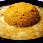 ワタリガニのあんかけ炒飯