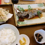 おさかな倶楽部 - 黒むつ姿煮定食