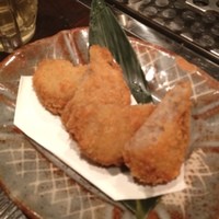 神宮前もくち - 牛肉コロッケ。