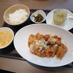 Chuuka Dainingu Sento - 油淋鶏セット（1160円）2023年8月