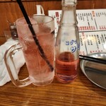 居酒屋 ちょい呑み まる大本舗 錦糸町店 - バイスサワー(セット500円、中焼酎250円)