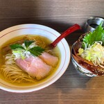 がふうあん - こく塩ラーメン　海鮮丼