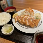 洋食 MARUWA - 朝引き鶏のレアチキンカツ