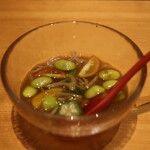 こころや - 夏野菜とじゅんさいの酢の物アップ