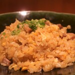 こころや - みやじ豚チャーシューとネギのチャーハンアップ