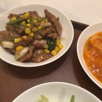 黄鶴 - コーンの豚肉炒め
