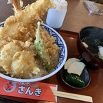 大えび天専門店 さんき - 夏の天丼1200円