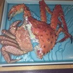 羅臼の宿　まるみ - 毛ガニとタラバ
                                特大