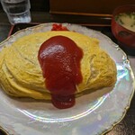 吉ひろ - 僕が注文したオムライス大盛800円