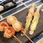 Tempura To Oden Kogachan - ベーコントマト・うずらベーコン・豚巻きアスパラ