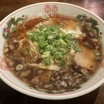 尾道ラーメン 暁 - 尾道ラーメン￥680 大盛り￥110