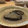 日本料理 別府 廣門 - 最初にドドーンと黒鮑をみせて頂きました♪