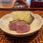 日本料理 別府 廣門 - ⑮国東半島 小深田さんの合鴨農法の鴨炭火焼と国東半島 賀茂茄子 丸ごとホイル焼