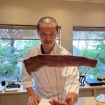 日本料理 別府 廣門 - 夏のスペシャリテ♪骨抜き鱧です。