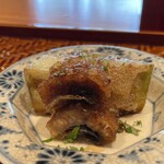 日本料理 別府 廣門 - ⑭湯布院 鰻 唐揚げと国東半島 緑茄子天ぷら