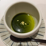 鮨 みや川 - 抹茶　パンナコッタ