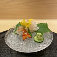 新ばし 星野 - 車蝦　石茂魚