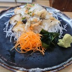 一心水産 - つぶ貝刺し。千葉でもこんな美味しい貝が食べられるなんて