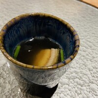 天冨良 麻布よこ田 新宿別邸 - 穴子のスープ
