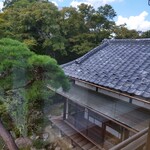 京亭 - １階の小さい座敷を上から見たところ