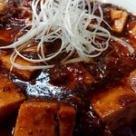 ドルフィンキッチン - 旨辛麻婆豆腐のアップ