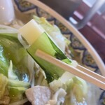 中国ラーメン揚州商人 - 筍、青みの野菜