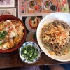 鐘庵 - カツ丼とざる蕎麦セット¥980