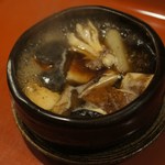 祇園 大渡 - すっぽん鍋、松茸、舞茸、生麩‥