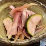 Keizu - 鶏's(みょうがとズッキーニの甘酢漬け)