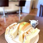 えいとのパパ - エビフライサンド1000円