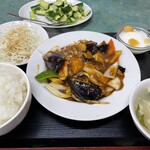 中華料理 三喜 - 日替わり 麻婆茄子定食