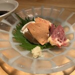 焼鳥 みずき - 鶏の刺身盛り