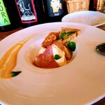 プルピエ - 川中島白桃とマスカルポーネのデザート