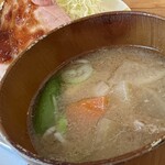 キッチン 高山 - この日は豚汁でした