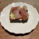 セルサルサーレ - サワードゥプレッド 枝豆 みりんかす 短角牛の生ハム