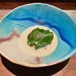 セルサルサーレ - 牡蠣とシャンパンのソース オカワカメ もずく 海ぶどう