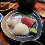 さか重 - （2023/7月）さか重そばの刺身